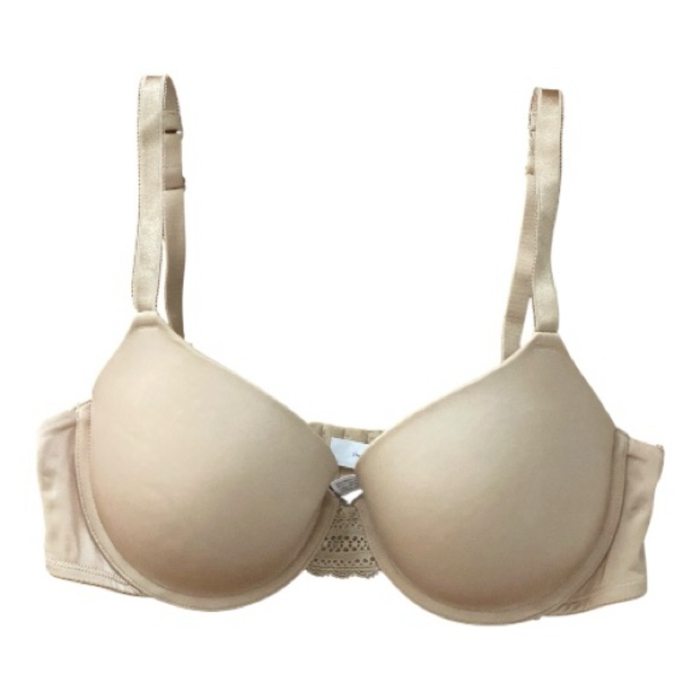 Auden The Daydream Beige Lace Detail Padded Bra 36D